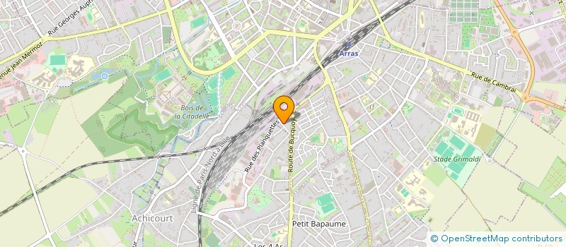 localisation de l'entreprise VASSEUR à ARRAS