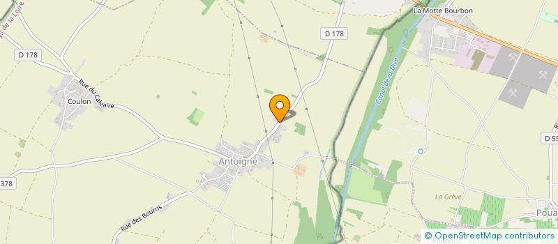 localisation de l'entreprise VASSEUR COUVERTURE  ANTOIGNE