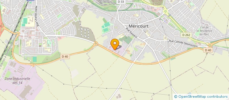 localisation de l'entreprise VASSEUR ET ROVIS à MERICOURT