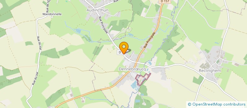 localisation de l'entreprise VASSEUR FERRONNERIE  DENNEBRUCQ