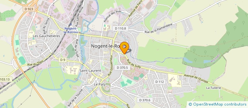 localisation de l'entreprise VASSEUR P ET PASSENEAU V à NOGENT-LE-ROTROU