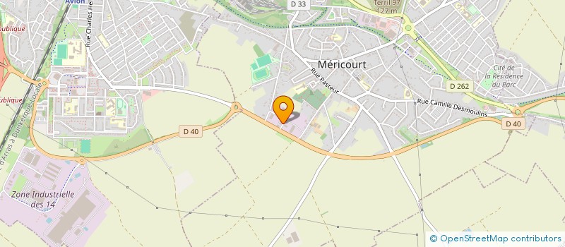 localisation de l'entreprise VASSEUR SERRURERIE METALLERIE à MERICOURT