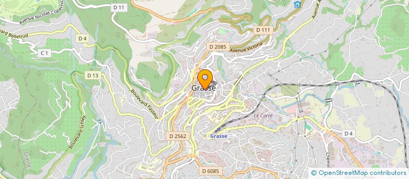 localisation de l'entreprise VASSEUR TELECOM à GRASSE