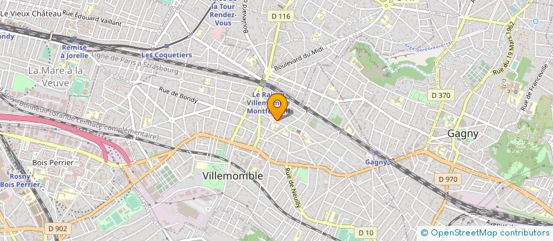 localisation de l'entreprise VASSIL SAS à VILLEMOMBLE