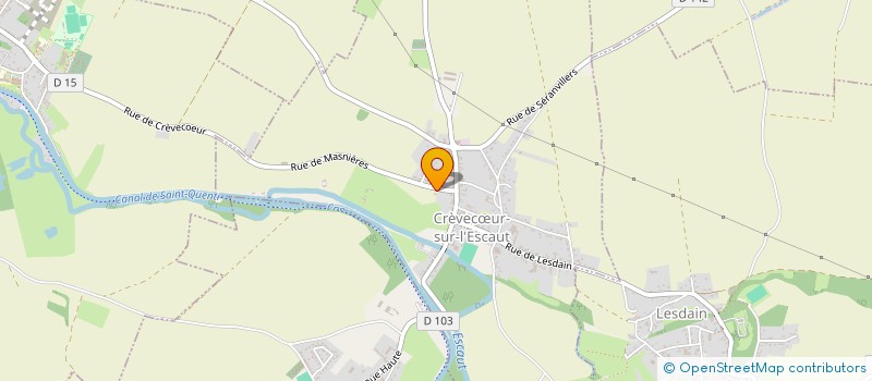 localisation de l'entreprise VASSON  CREVECUR-SUR-L'ESCAUT