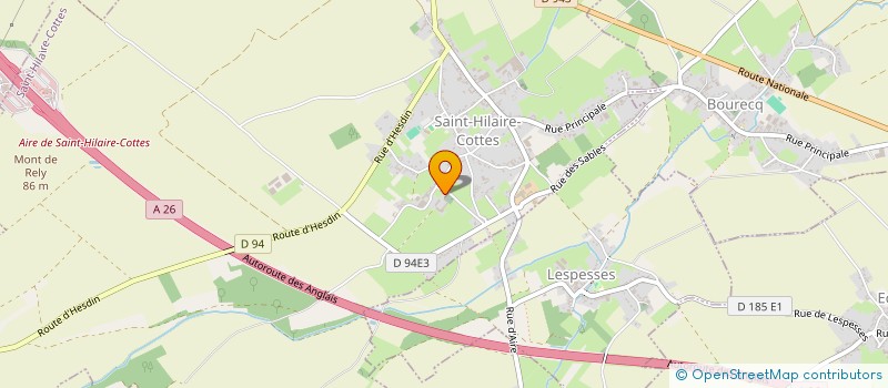 localisation de l'entreprise VAST DE COTTES  SAINT-HILAIRE-COTTES