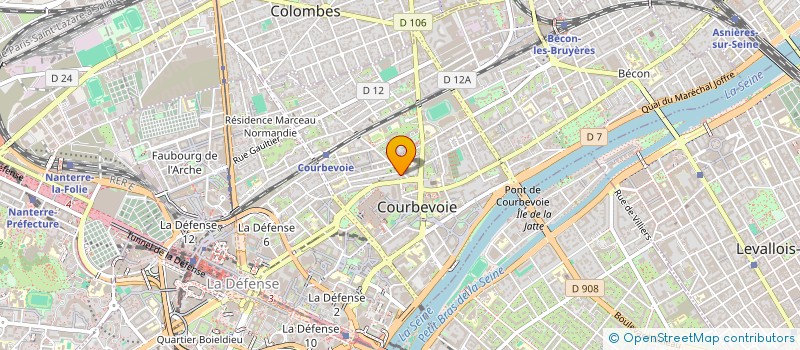 localisation de l'entreprise VAST ET VOUS à COURBEVOIE