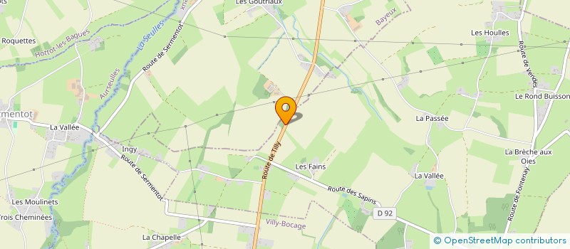 localisation de l'entreprise VASTEL FRERES  MONTS-EN-BESSIN