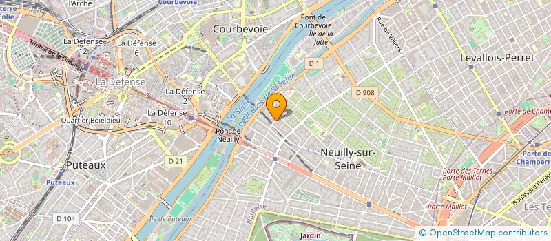 localisation de l'entreprise VASTELIA  NEUILLY-SUR-SEINE