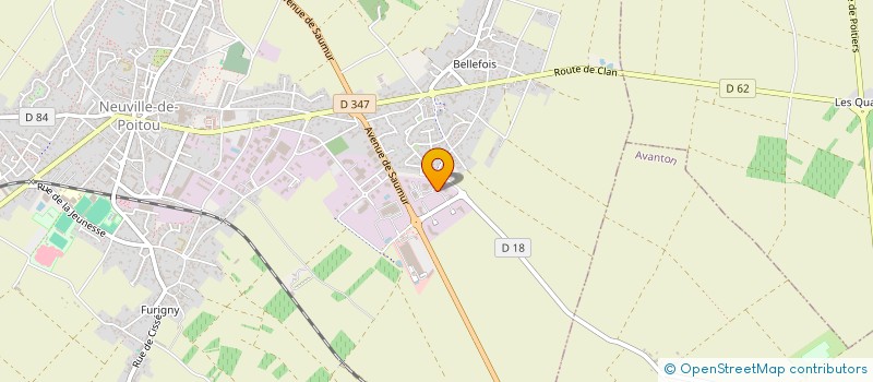 localisation de l'entreprise VASTFRANCHISE à NEUVILLE-DE-POITOU