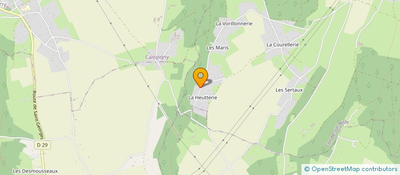 localisation de l'entreprise VASTINE PLOMBERIE  CONDE-SUR-RISLE