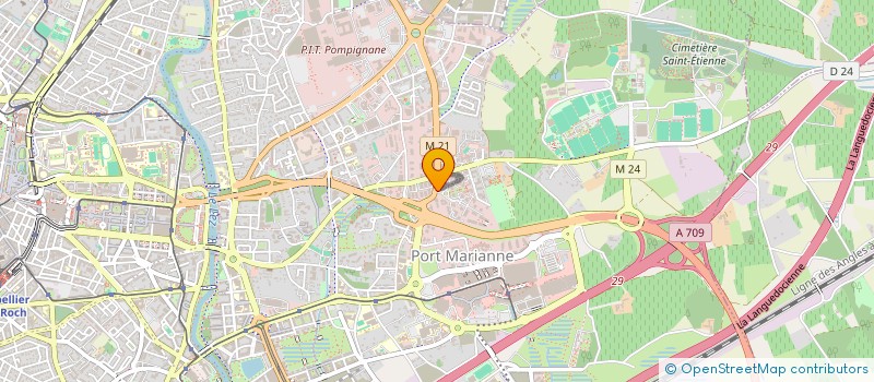 localisation de l'entreprise VASYWEB COMMUNICATION à MONTPELLIER