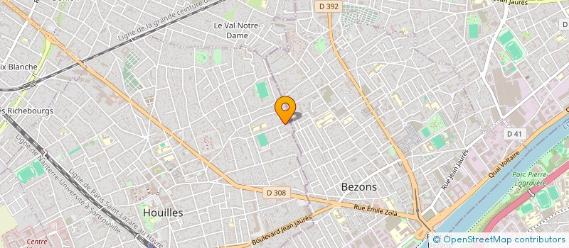 localisation de l'entreprise VATA  HOUILLES