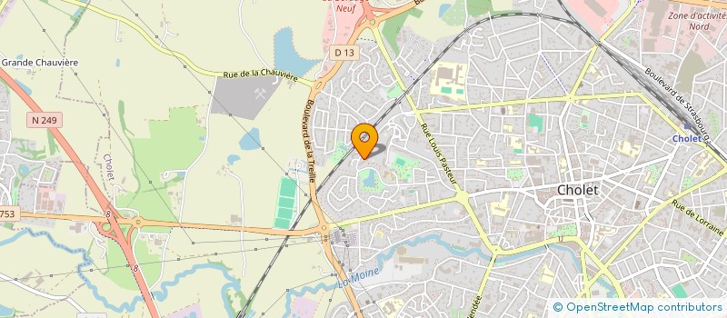 localisation de l'entreprise VATAN CONSTRUCTION à CHOLET