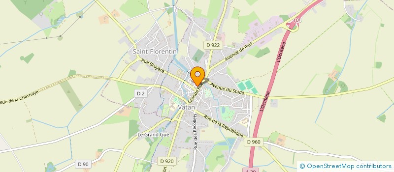 localisation de l'entreprise VATAN LE RETOUR DU SON à VATAN