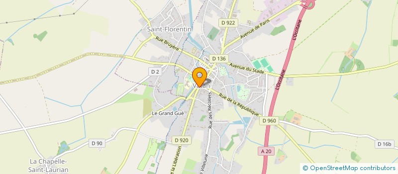 localisation de l'entreprise VATAN OPTIQUE à VATAN