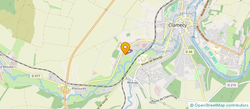 localisation de l'entreprise VATAN PERE ET FILS à CLAMECY