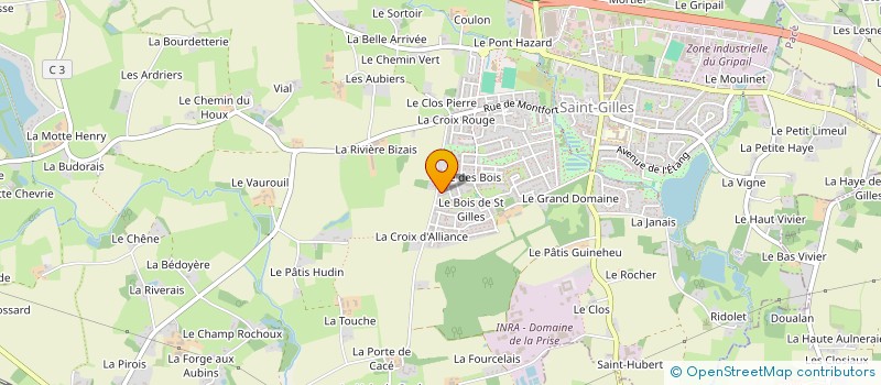 localisation de l'entreprise VATANEZEL à SAINT-GILLES