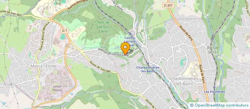 localisation de l'entreprise VATEL AK  MARCY-L'ETOILE