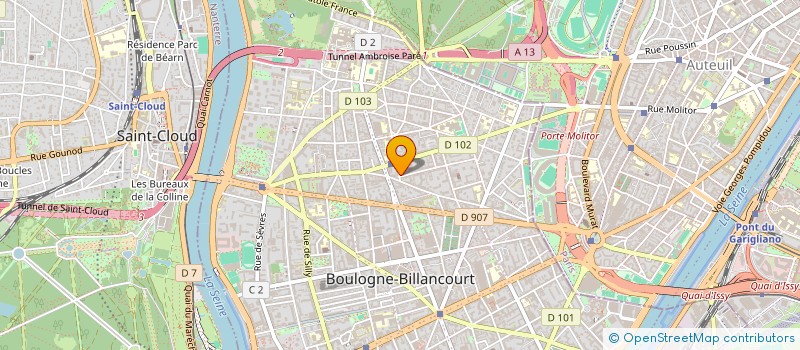 localisation de l'entreprise VATELLE à BOULOGNE-BILLANCOURT