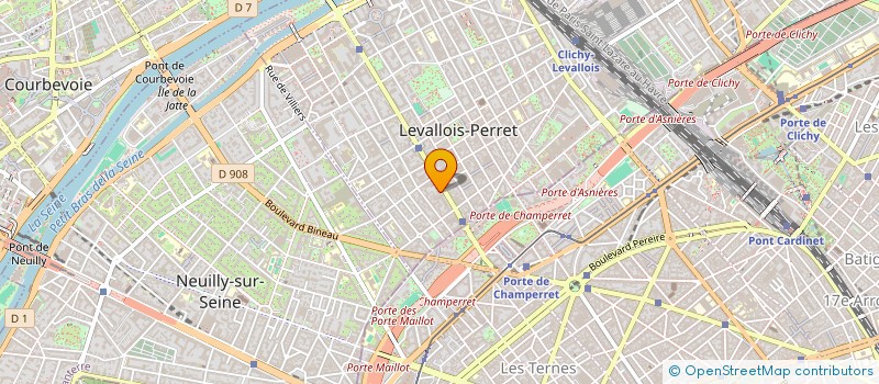 localisation de l'entreprise VATEX DIFFUSION à LEVALLOIS-PERRET