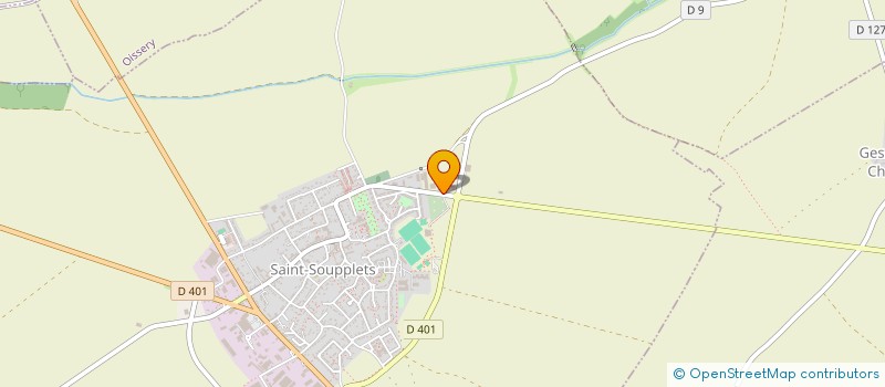 localisation de l'entreprise VATIBAT  SAINT-SOUPPLETS