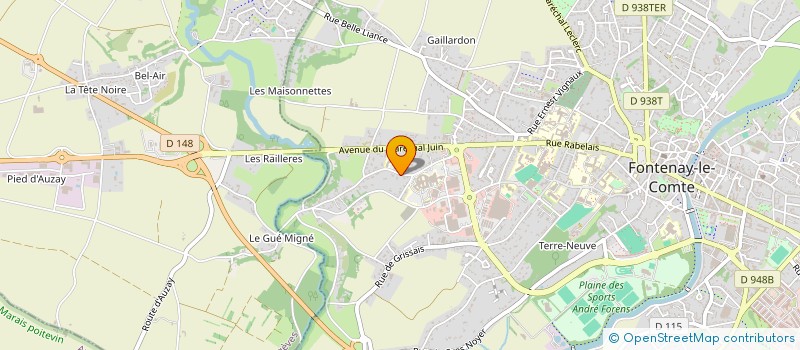 localisation de l'entreprise VATINO IMMOBILIER  FONTENAY-LE-COMTE