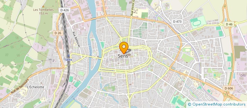 localisation de l'entreprise VATON à SENS