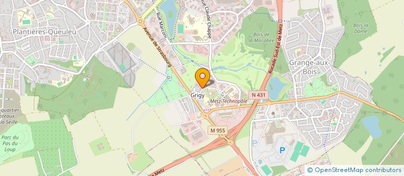 localisation de l'entreprise VATRO BAT  METZ