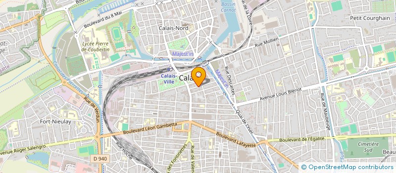 localisation de l'entreprise VAUBAN  CALAIS