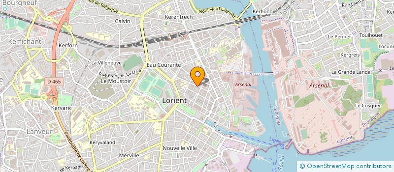 localisation de l'entreprise VAUBAN  LORIENT