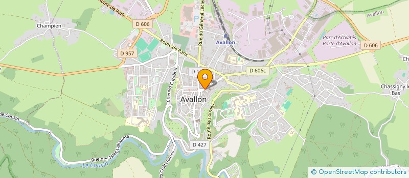localisation de l'entreprise VAUBAN à AVALLON