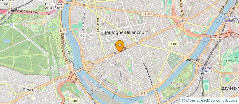 localisation de l'entreprise VAUBAN à BOULOGNE-BILLANCOURT