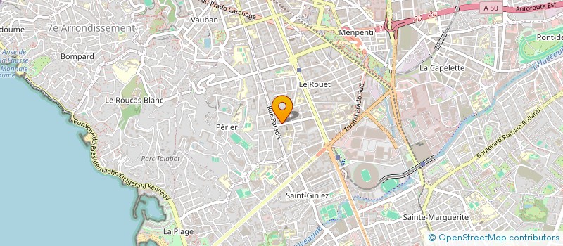 localisation de l'entreprise VAUBAN à MARSEILLE
