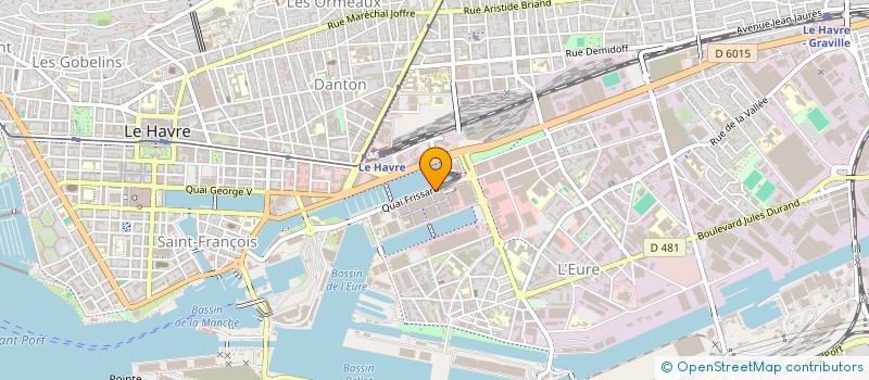 localisation de l'entreprise VAUBAN ACUITIS à LE HAVRE