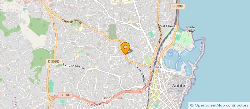 localisation de l'entreprise VAUBAN AUTOMOBILES à ANTIBES