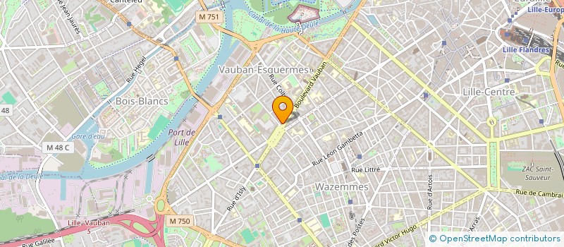 localisation de l'entreprise VAUBAN DERMATOLOGIE à LILLE