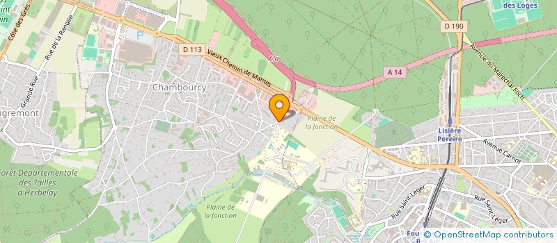 localisation de l'entreprise VAUBAN DISTRIBUTION à CHAMBOURCY
