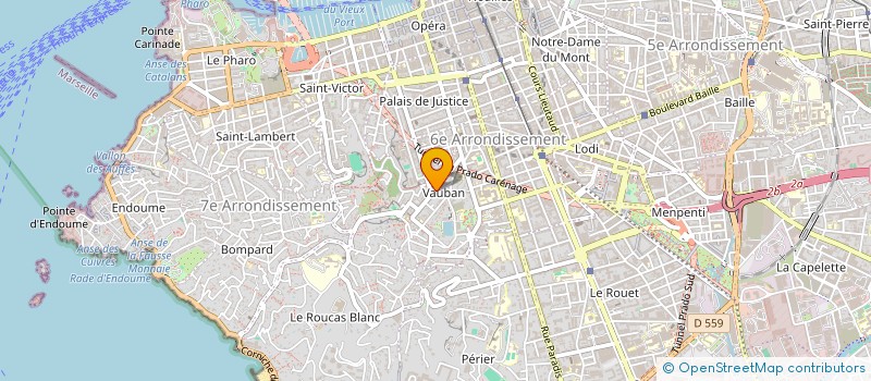 localisation de l'entreprise VAUBAN DISTRIBUTION à MARSEILLE