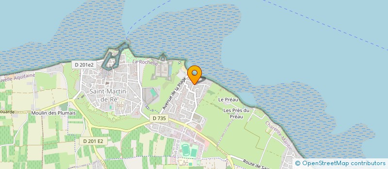 localisation de l'entreprise VAUBAN FORTIFICATIONS  SAINT-MARTIN-DE-RE