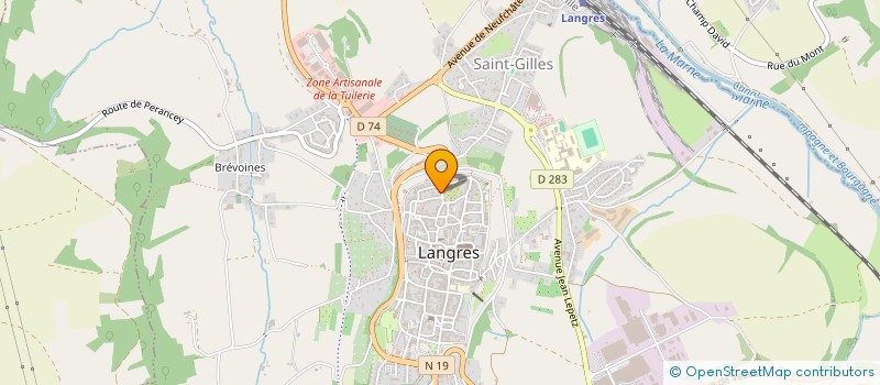 localisation de l'entreprise VAUBAN IMMOBILIER à LANGRES