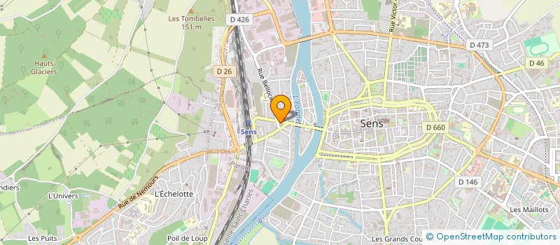 localisation de l'entreprise VAUBAN IMMOBILIER à SENS