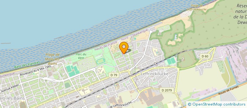 localisation de l'entreprise VAUBAN LB à DUNKERQUE