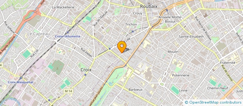 localisation de l'entreprise VAUBAN-MD  ROUBAIX