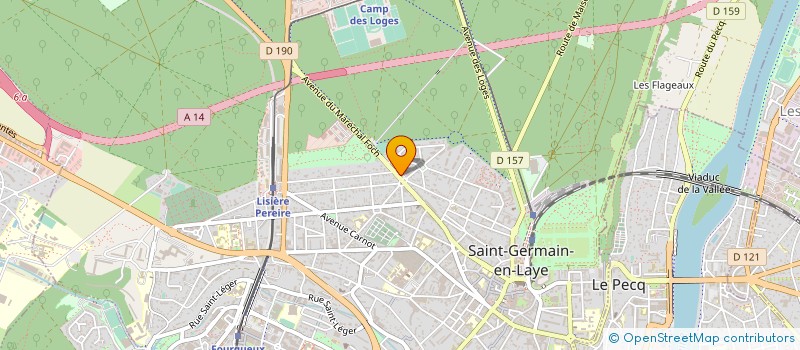 localisation de l'entreprise VAUBAN OUEST AUTO à SAINT-GERMAIN-EN-LAYE