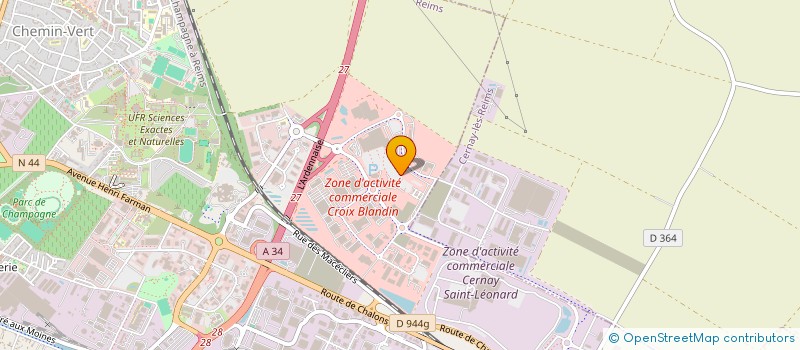 localisation de l'entreprise VAUBAN STORE 2  REIMS