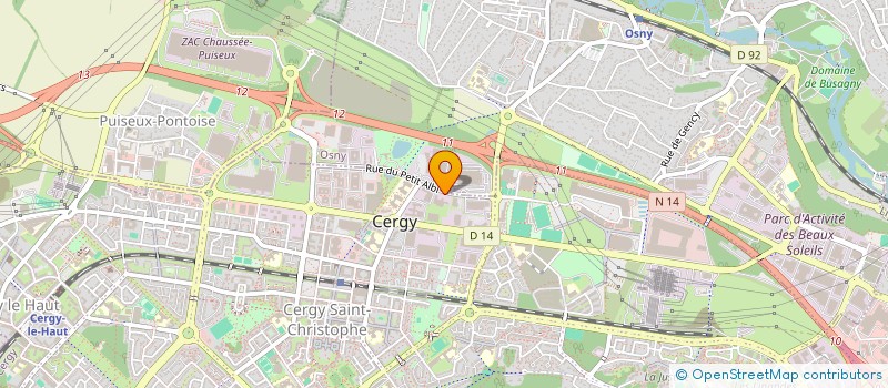 localisation de l'entreprise VAUBAN SYSTEMS à CERGY