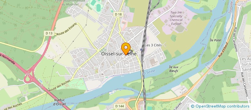 localisation de l'entreprise VAUBAN TRANSPORT & LOGISTIQUE  OISSEL