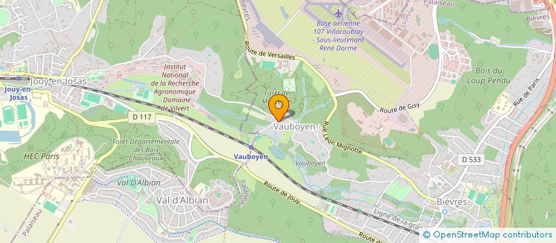 localisation de l'entreprise VAUBOYEN  BIEVRES