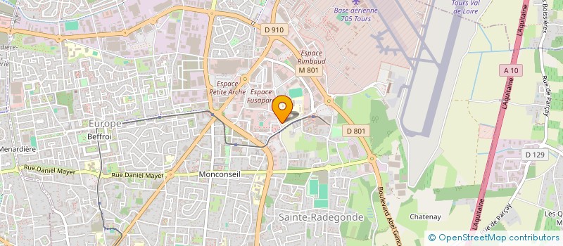 localisation de l'entreprise VAUC'EN SCIENCES à TOURS
